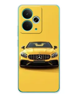Чехол для Realme 15 с картинкой «Желтый Mercedes GT»