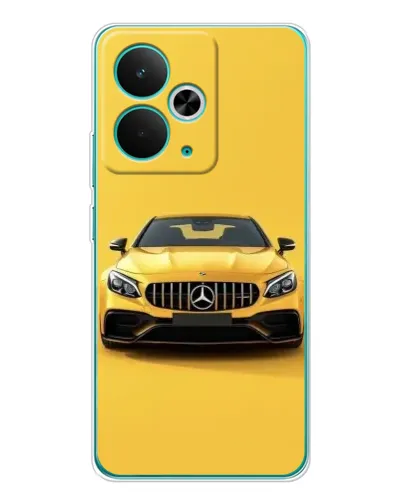 Чехол для Realme 15 с картинкой «Желтый Mercedes GT»