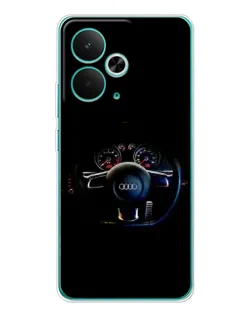 Чохол для Realme 15 з картинкою «Салон Audi — кермо»