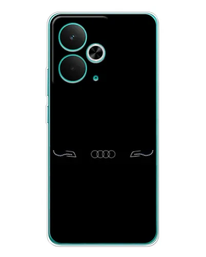 Чехол для Realme 15 с картинкой «Audi — световой подпись»