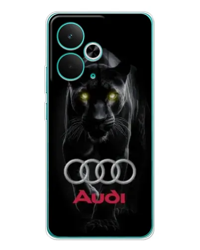 Чехол для Realme 15 с картинкой «Пантера и Audi»
