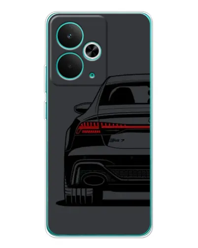 Чехол для Realme 15 с картинкой «Задняя часть Audi — арт»