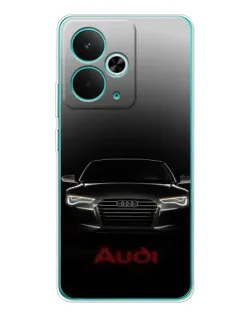 Чехол для Realme 15 с картинкой «Audi — градиентный контур»