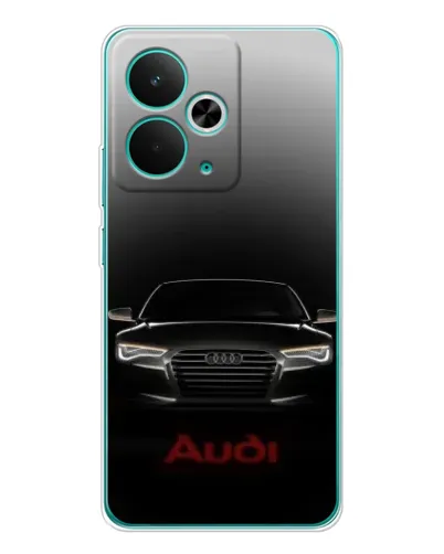 Чехол для Realme 15 с картинкой «Audi — градиентный контур»