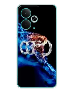 Чехол для Realme 15 с картинкой «Энергия лого Audi»