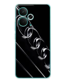 Чехол для Realme 15 с картинкой «Audi — абстрактные кольца»