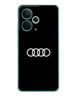Чехол для Realme 15 с картинкой «Audi White Logo»