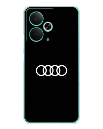 Чехол для Realme 15 с картинкой «Audi White Logo»