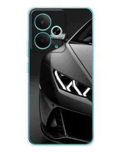 Чехол для Realme 15 с картинкой «Lamborghini фары детализация»