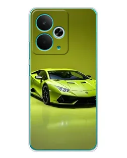 Чехол для Realme 15 с картинкой «Салатовый Lamborghini Huracan»