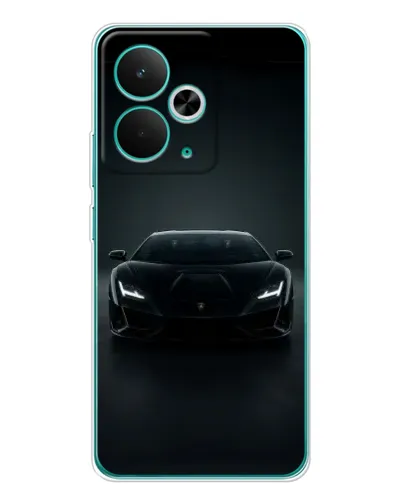 Чехол для Realme 15 с картинкой «Черный Lamborghini Aventador» Чехол для Realme 15 с картинкой «Черный Lamborghini Aventador»