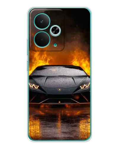 Чехол для Realme 15 с картинкой «Lamborghini в огне» Чехол для Realme 15 с картинкой «Lamborghini в огне»
