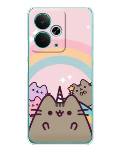 Чехол для Realme 15 с картинкой «Единорог Pusheen» Чехол для Realme 15 с картинкой «Единорог Pusheen»