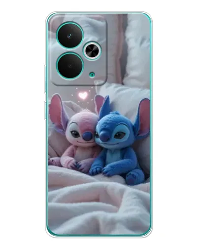 Чехол для Realme 15 с картинкой «Плюшевые Стич Ангел»