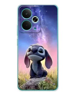 Чехол для Realme 15 с картинкой «Стич на рассвете»