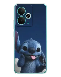 Чехол для Realme 15 с картинкой «Стич в облаках»