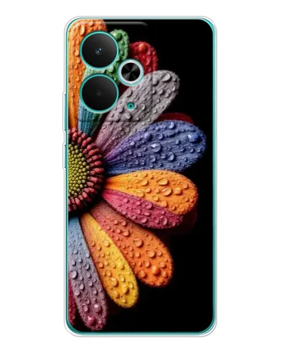 Чехол для Realme 15 с картинкой «Радужный цветок»