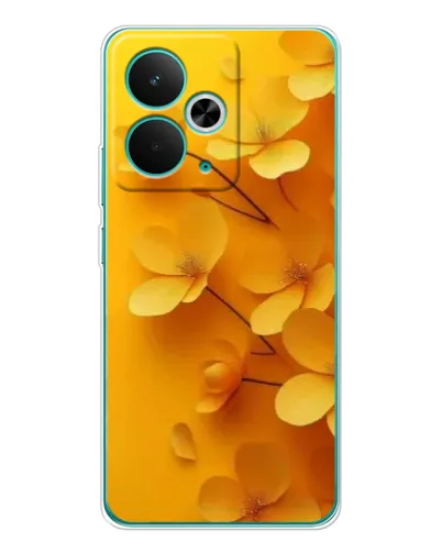 Чехол для Realme 15 с картинкой «Золотые лепестки»