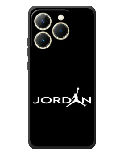 Чехол для Realme 15T с картинкой «Jordan White Logo»