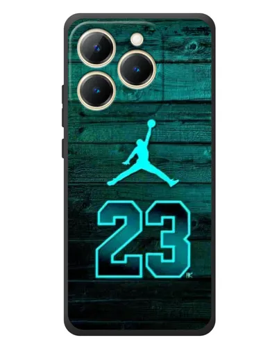 Чехол для Realme 15T с картинкой «Jordan Cyan 23»