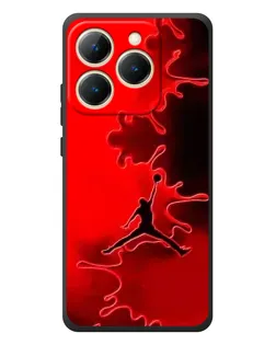 Чехол для Realme 15T с картинкой «Jordan Red Smoke» Чехол для Realme 15T с картинкой «Jordan Red Smoke»