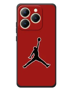 Чехол для Realme 15T с картинкой «Jordan Red Back» Чехол для Realme 15T с картинкой «Jordan Red Back»