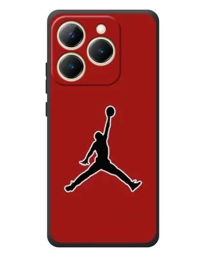 Чехол для Realme 15T с картинкой «Jordan Red Back»