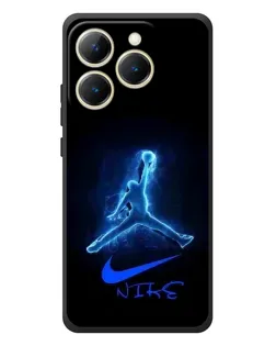 Чехол для Realme 15T с картинкой «Jordan Neon Blue» Чехол для Realme 15T с картинкой «Jordan Neon Blue»