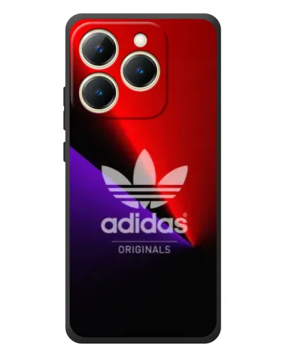 Чехол для Realme 15T с картинкой «Adidas Red Neon»