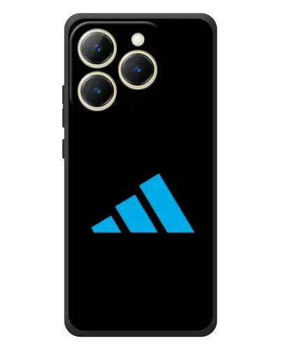 Чехол для Realme 15T с картинкой «Adidas Cyan Logo»
