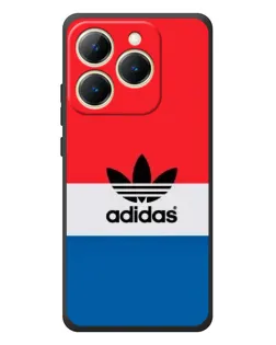 Чехол для Realme 15T с картинкой «Ретро блоки Adidas»