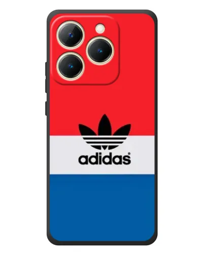 Чехол для Realme 15T с картинкой «Ретро блоки Adidas»