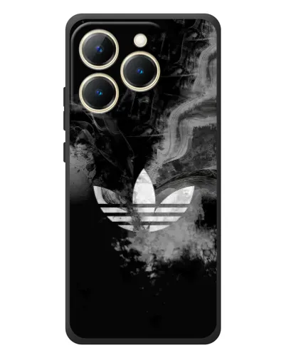 Чехол для Realme 15T с картинкой «Абстрактный дым Adidas»