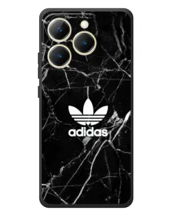 Чехол для Realme 15T с картинкой «Белый мрамор Adidas»