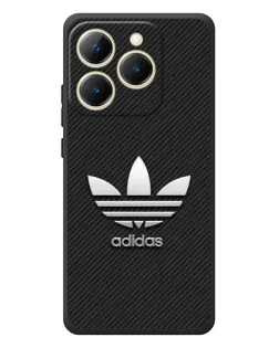 Чехол для Realme 15T с картинкой «Adidas Карбоновая текстура»
