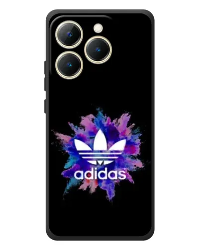 Чехол для Realme 15T с картинкой «Взрыв красок Adidas»