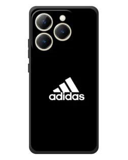 Чехол для Realme 15T с картинкой «Черная классика Adidas»