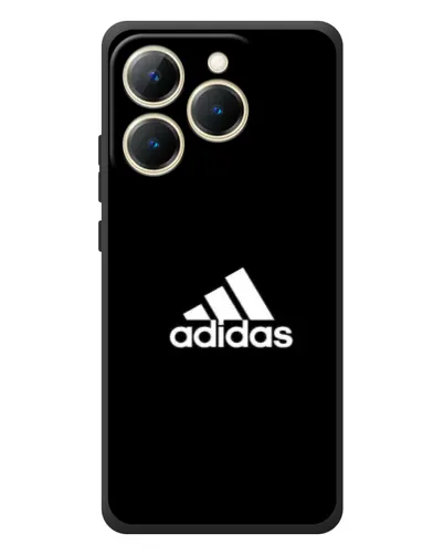 Чехол для Realme 15T с картинкой «Черная классика Adidas»