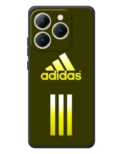 Чехол для Realme 15T с картинкой «Оливковый градиент Adidas»