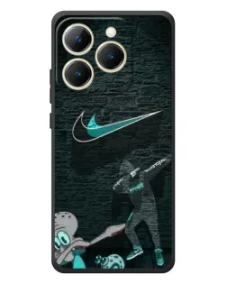 Чехол для Realme 15T с картинкой «Спортивный арт Nike»