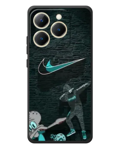 Чехол для Realme 15T с картинкой «Спортивный арт Nike»