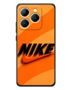 Чехол для Realme 15T с картинкой «Оранжевый драйв Nike»