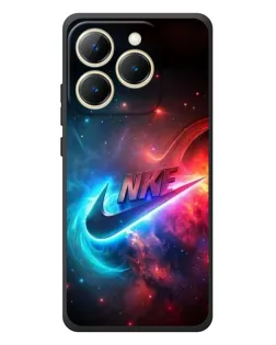 Чехол для Realme 15T с картинкой «Огненный логотип Nike»