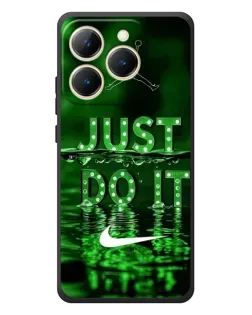 Чехол для Realme 15T с картинкой «Зеленый неоновый Nike»