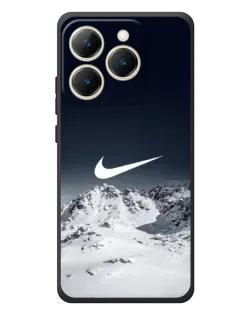 Чехол для Realme 15T с картинкой «Nike — зимние горы»