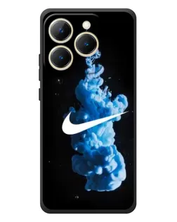 Чехол для Realme 15T с картинкой «Nike и синий дым»
