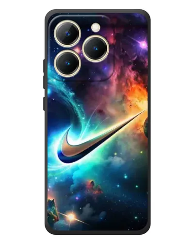 Чехол для Realme 15T с картинкой «Космический Nike Swoosh»
