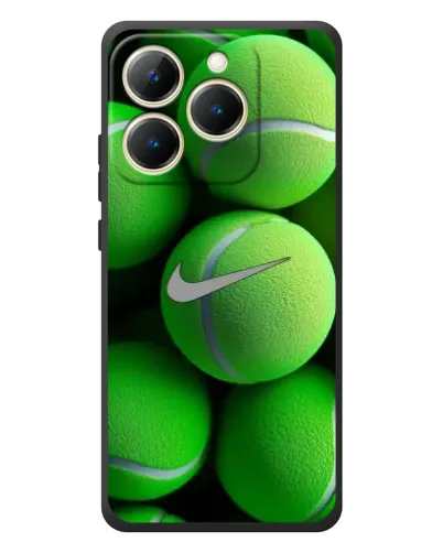 Чехол для Realme 15T с картинкой «Теннисные мячи Найк»
