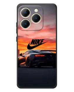 Чехол для Realme 15T с картинкой «Nike и суперкар»