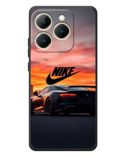 Чехол для Realme 15T с картинкой «Nike и суперкар»
